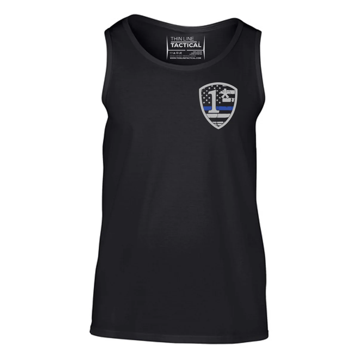 1* Asterisk - Thin Blue Line Tank - Image 3