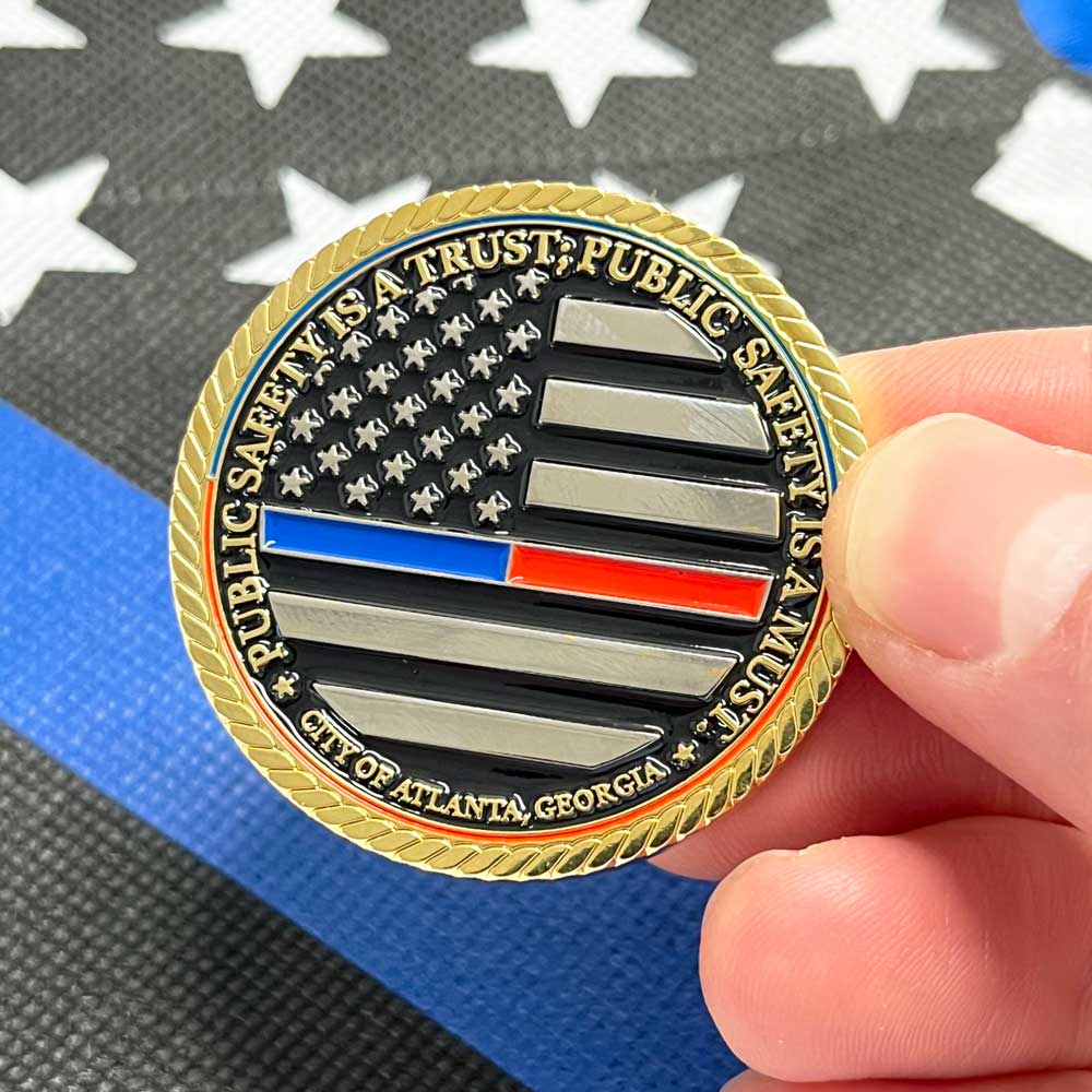 Atlanta Police Foundation Challenge Coin - Image 3