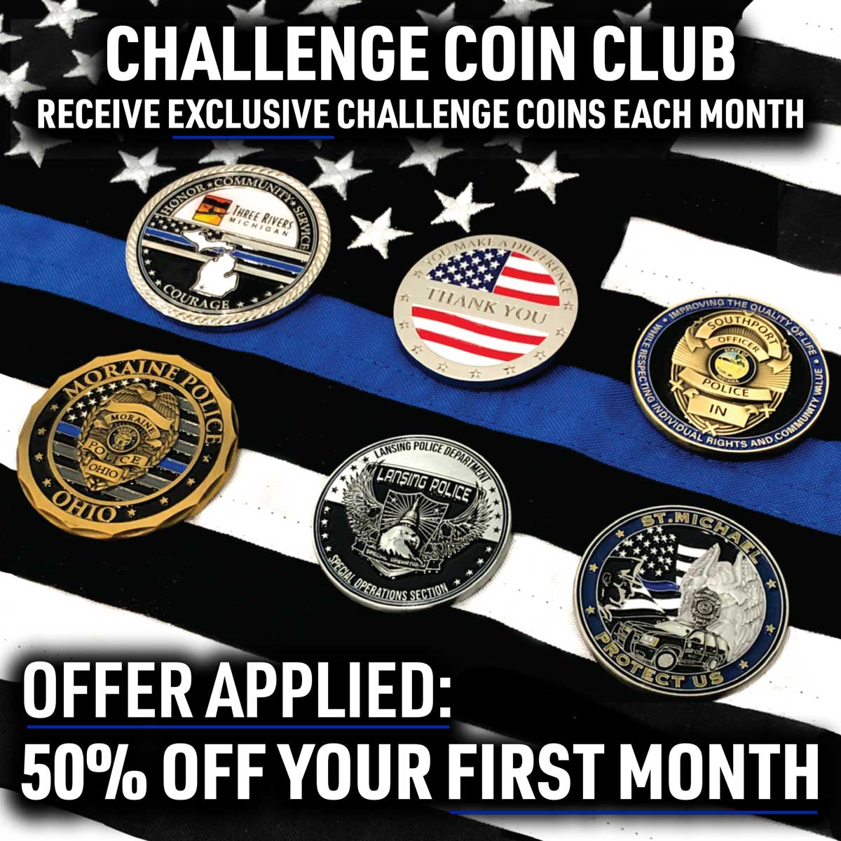 Challenge Coin Club · Exclusive Challenge Coins Shipped Monthly - Image 3