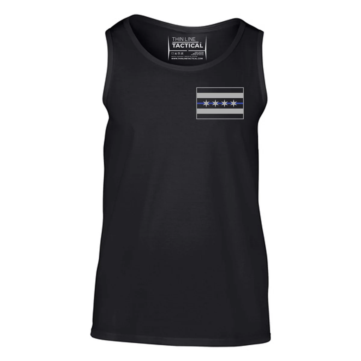 Tank - Chicago Thin Blue Line Flag - Image 3