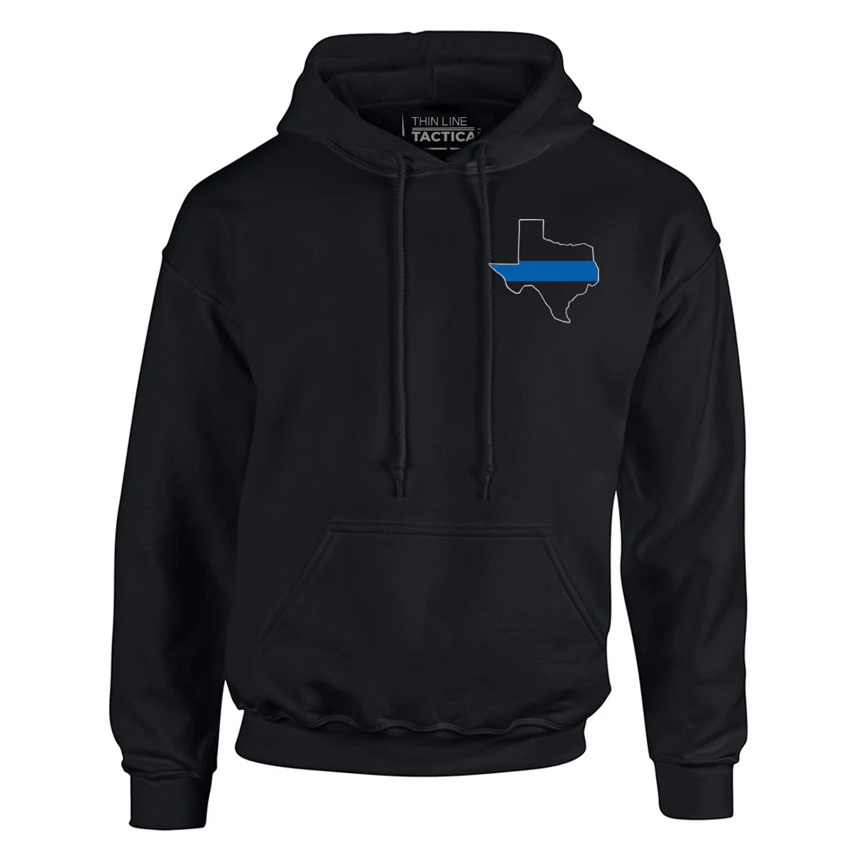 Hoodie - Texas Thin Blue Line - Image 3