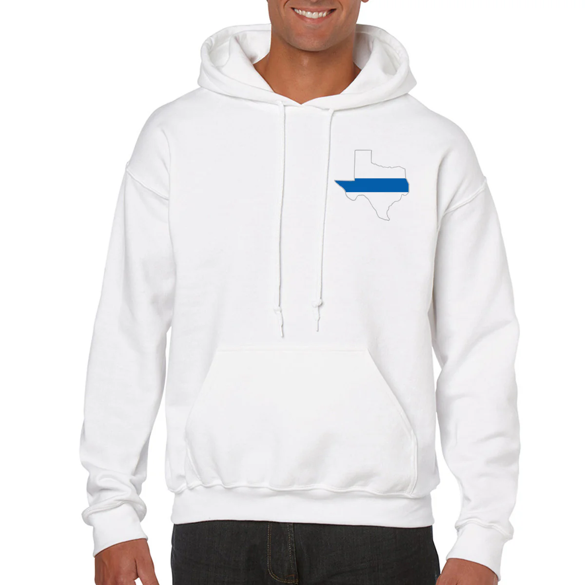 Hoodie - Texas Thin Blue Line - Image 4