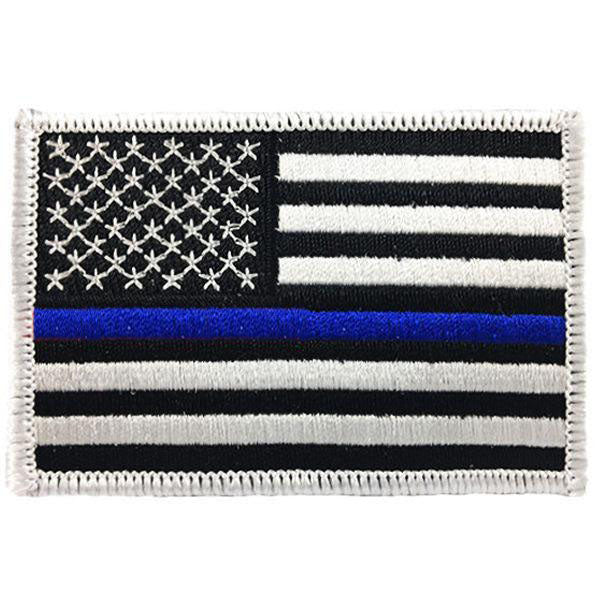 Thin Blue Line American Flag Patch - Image 6