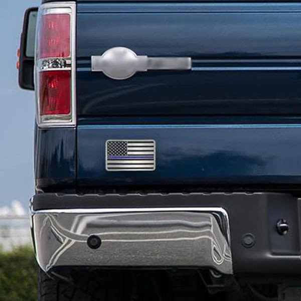 Thin Blue Line American Vehicle Emblem - Image 3