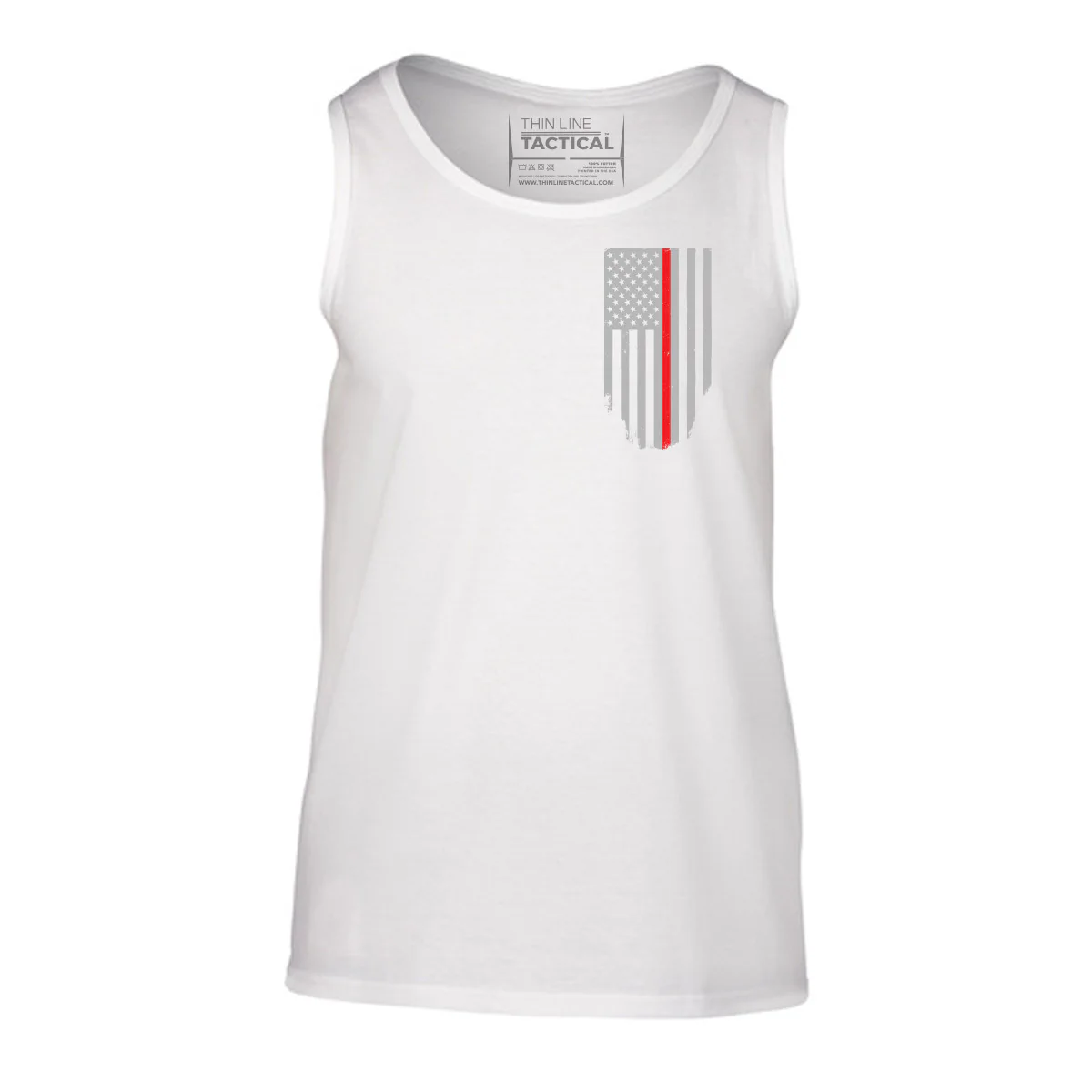 Tank - Thin Red Line American Flag - HONOR & RESPECT - Image 6